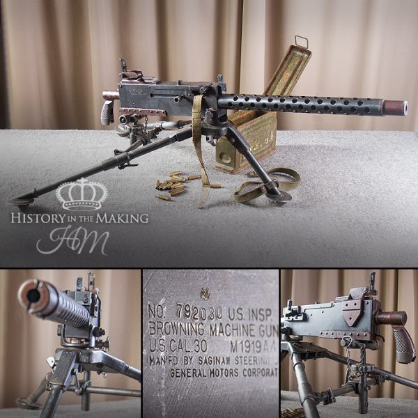 American Made Browning M1919A4 Light Machine Gun- Deactivated (product code DFA009)