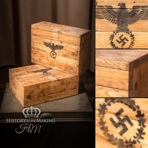 German WW2 small packing Crates