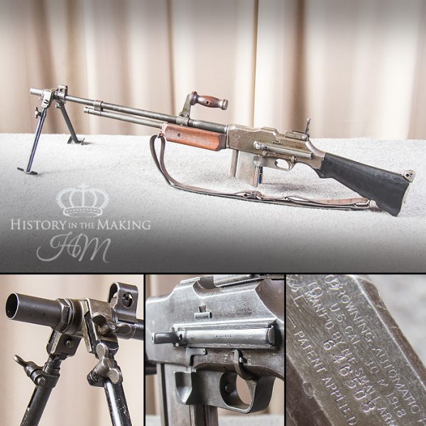 American  1918 Browning Automatic Rifle- 30.06 cal- Live Firing