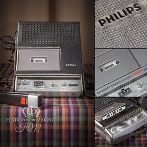 1970 Phillips Cassette Tape Recorder
