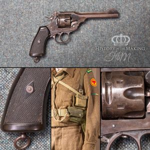 British 1915 Webley MkVI Revolver - 455cal - Live Firing