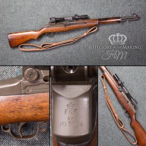 American M1C Garand Rifle - Sniper Varient - 7.62 cal - Live Firing