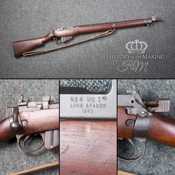 British Enfield No4 Mk1 Bolt Action Rifle - 303cal - Live Firing