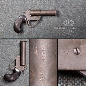 British 1915 Webley and Scott 1" signal pistol- Live Firing