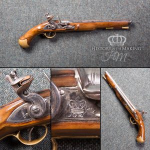 English 1756 Long Sea Service Flintlock Pistol - Live Firing