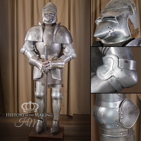 15th Century Full Suit of Armour-GRP-on stand (product code-GRP-02)