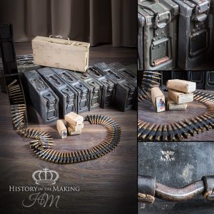German WW2 Machine Gun Ammunition  Tins (Patronenkasten)- Antique