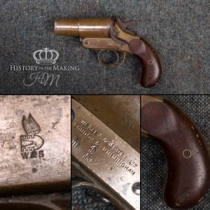 British 1918 Webley and Scott No1, Mk III, 1" Signal Pistol - Live Firing