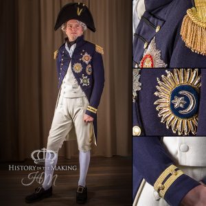 Nelson Uniform as worn at Trafalgar.