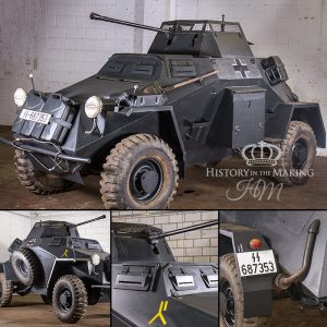 German Sdkfz 222 Light Armoured Car - Panzer Division 1939-1945