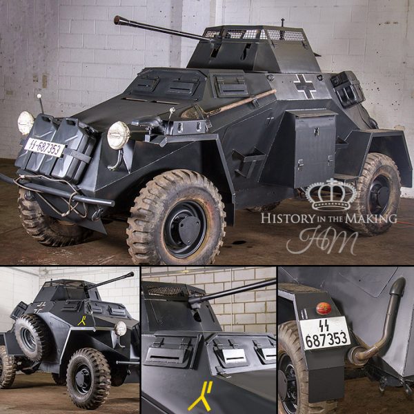 German Sdkfz 222 Light Armoured Car - Panzer Division 1939-1945