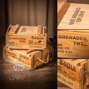 American WW2 Hand Grenade Crates - Empty