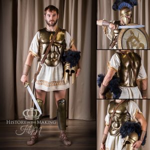 Greek Hoplite Armour- ABS Vac Form Plastic- Paint finish-(product code absvfa-01)