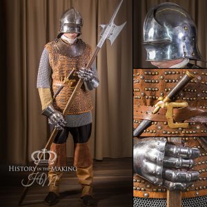 Medieval Man-at-arms- Halbard