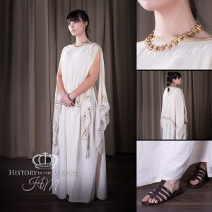 Women's Costume, 2 part, Muslin over Cotton.