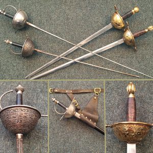 1650 Cup Hilt Rapiers- Practical
