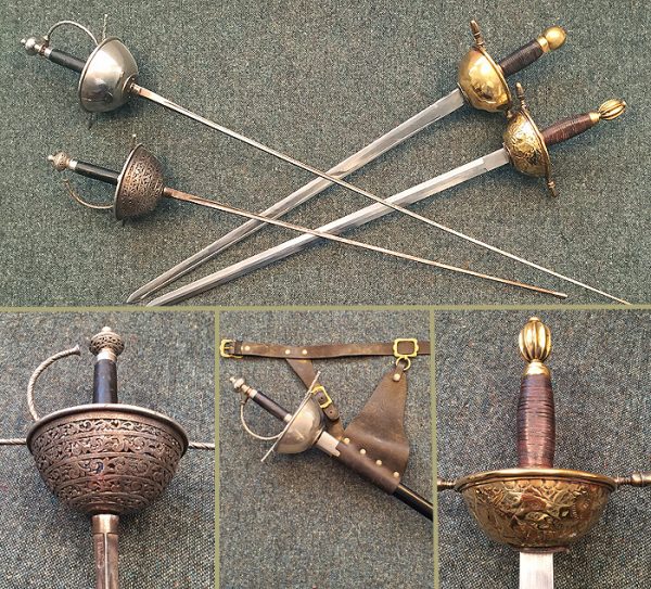 1650 Cup Hilt Rapiers- Practical