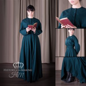 Victorian Plain Day Clothes-Heavy Wool Cloth