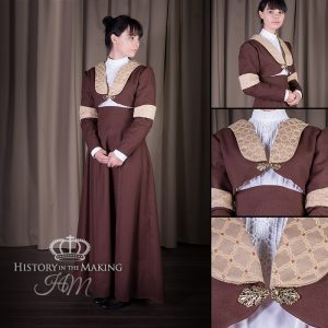 Edwardian Ladies Day Wear-Brown