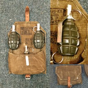 1944 Soviet F1 Hand Grenades - Inert