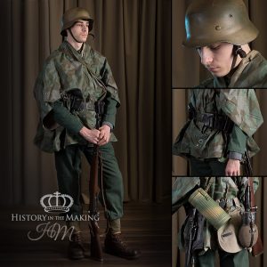 German Army- Infantry-Splinter Pattern Zeltbahn-1944