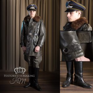 German Air Force (Luftwaffe)-Pilot Officer- Leather coat-1941