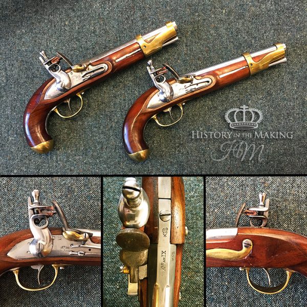 French Year IX Flintlock Pistols- Live Firing