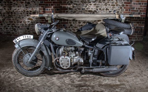 German BMW R75 Motorcycle with Side Car ( replica) - Ambulance - Image 2