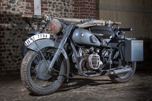 German BMW R75 Motorcycle with Side Car ( replica) - Ambulance - Image 3