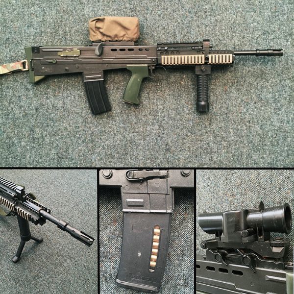 British L85A2 Service Rifle- SUSAT Optical sights- Replica (product code RFA008)