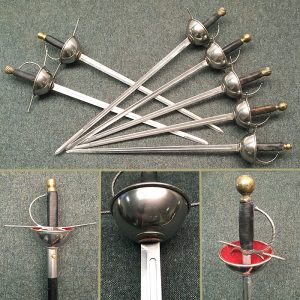 1670 Spanish Bilbo Cup Hilt Rapier Sword- Fight Ready