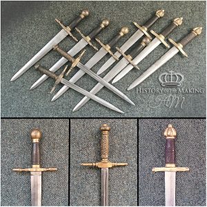 Rubber and Plastic-Stunt Safe Medieval Daggers