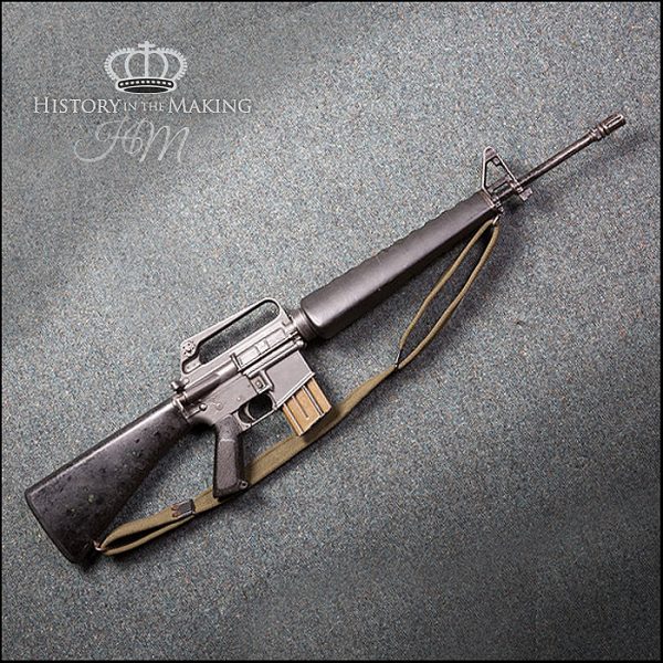 American Colt M16 Rifle. 556 cal- Live Firing