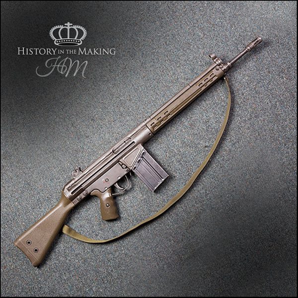 H&K G3 NATO Service Rifle. 7.62 cal- Live Firing