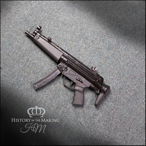 H&K MP5 Machine Pistol. 9mm cal- Live Firing