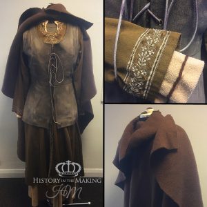 Saxon Peasant Woman's Costume, Suede Bodice