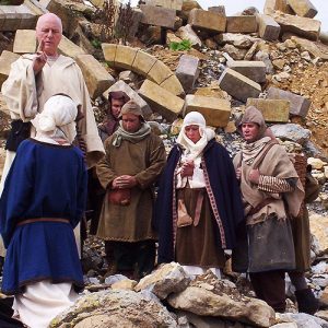 English Early Medieval Peasants Costume.