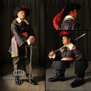 1642- Royalist Cavalry - wearing closed Casque