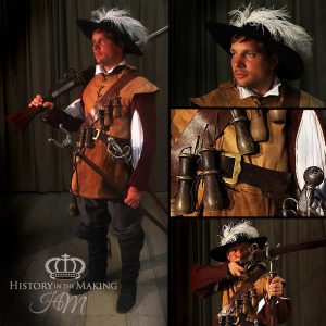 1642-Royalist Matchlock Soldier-Buff jerkin