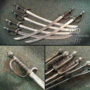 1760 Spanish Sabre- Rubber compound cast on to Duralium blade