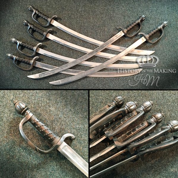 1760 Spanish Sabre- Rubber compound cast on to Duralium blade