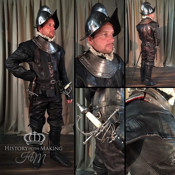 Late 16th Century-High Ranking Soldier- Spanish Morion and Gorget