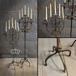 Floor standing- 5 finger candle stands