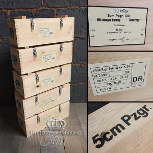 WW2 German 5cm Pak  38 Anti-Tank gun Ammunition Crates- reproduction