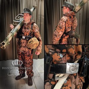 1944- SS Infantry- Winter Padded suit- Oak leaf Camouflage pattern