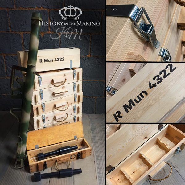 WW2 German Panzerschreck Rocket crates- reproduction-full size