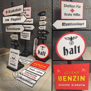 WW2 German Army Signs.