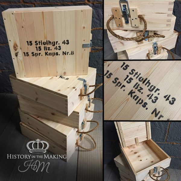 WW2 German Stick Grenade transit crates- reproduction