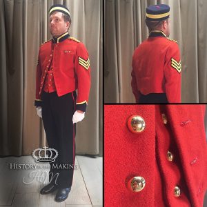 Victorian Cavalry Sgt in Mess Dress.