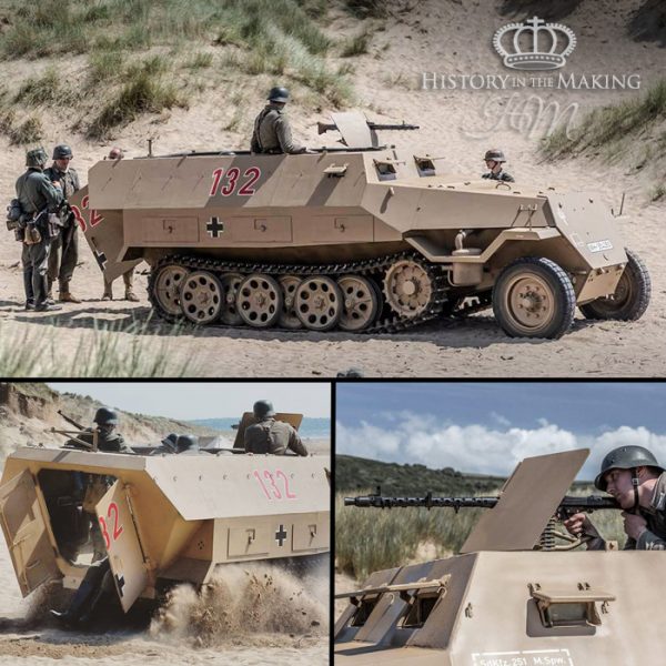 German WW2 1943 SdKfz 251/1 Ausf D Half Track (Replica) - Image 4